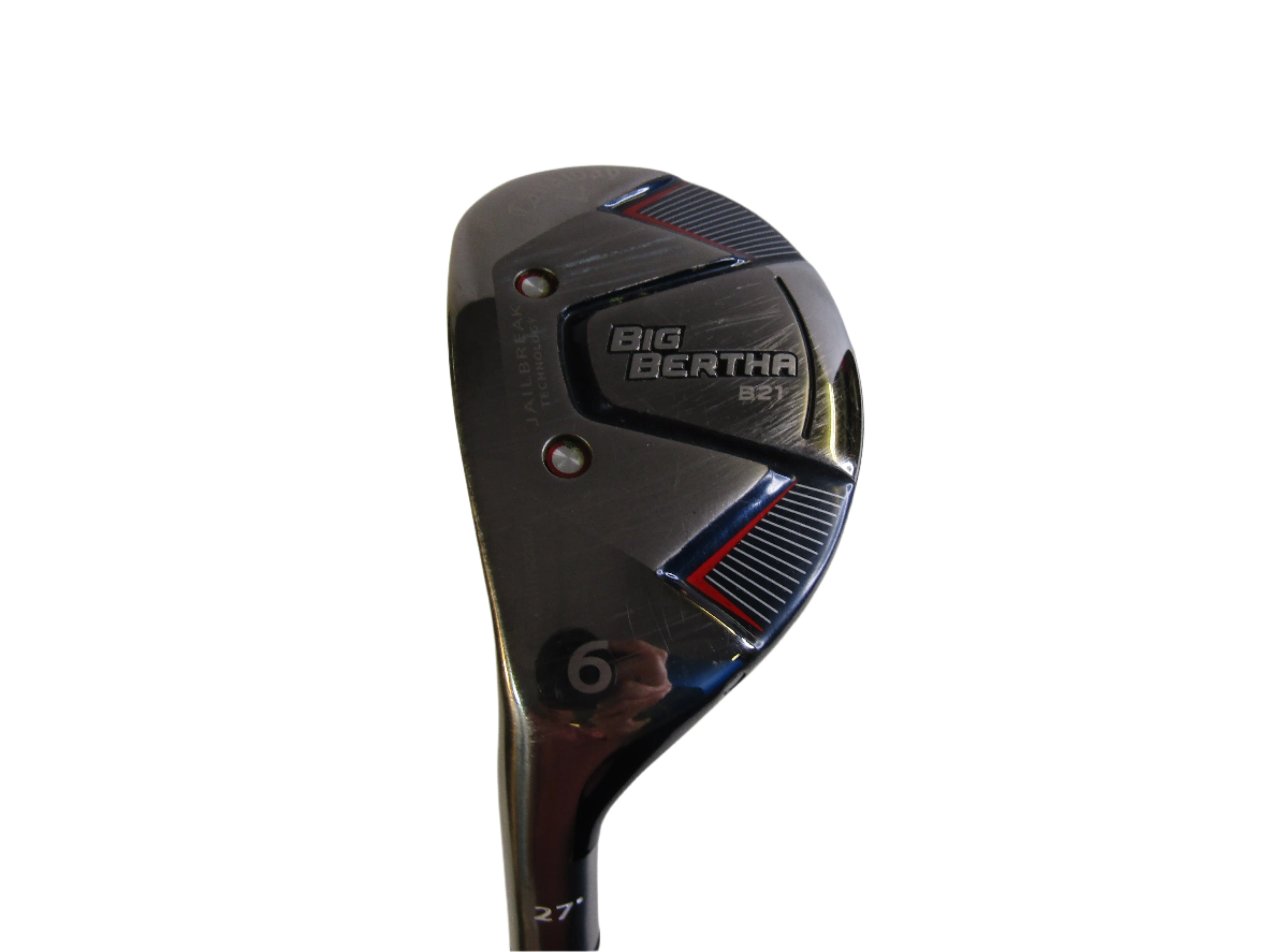 Callaway Big Bertha B21 #6 27° Hybrid Senior Flex Graphite Men's Left Hc Pre-Owned Hybrids Callaway 