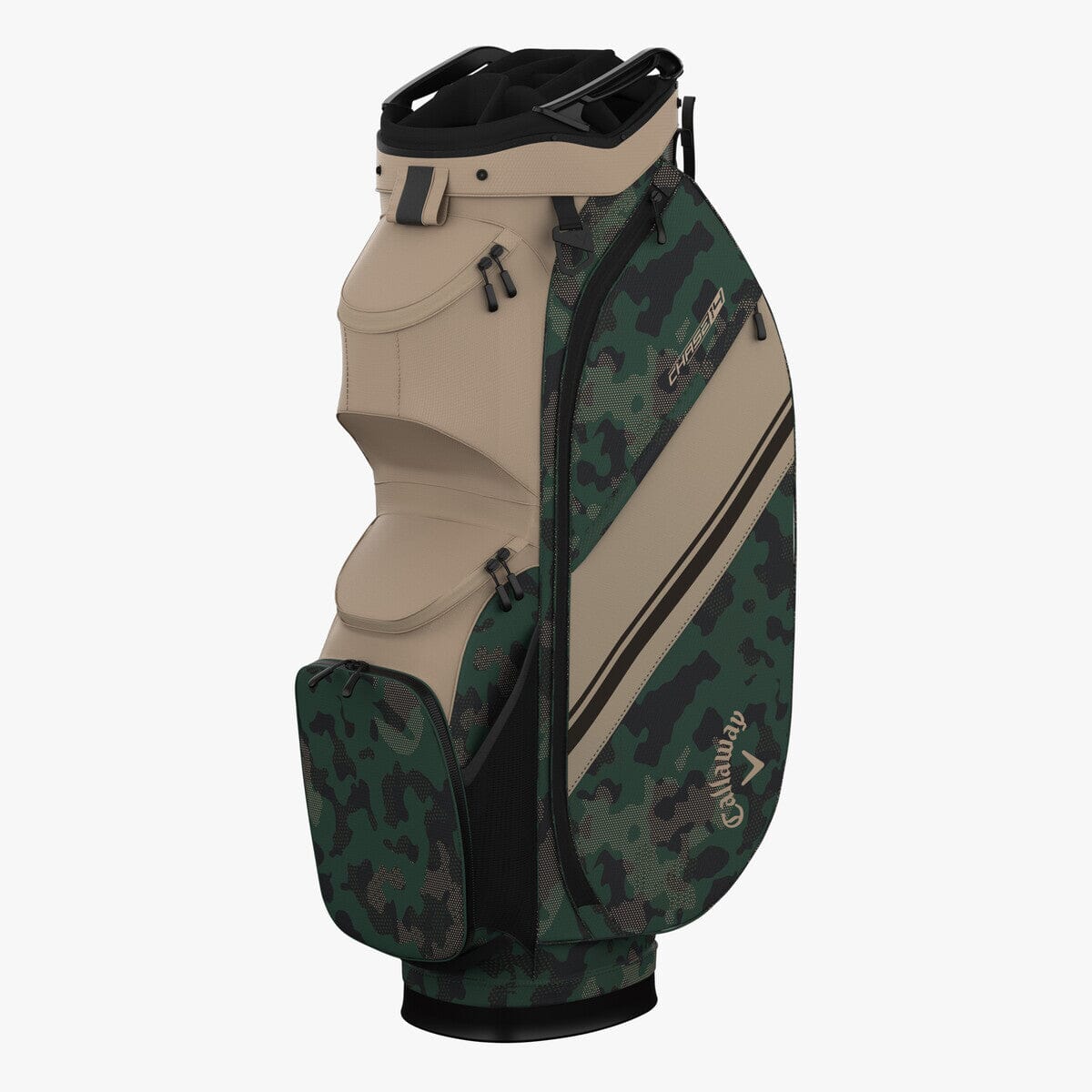 Callaway Chase 14 Cart Bag '25 Cart Bag Callaway Tan/GreenCamo 