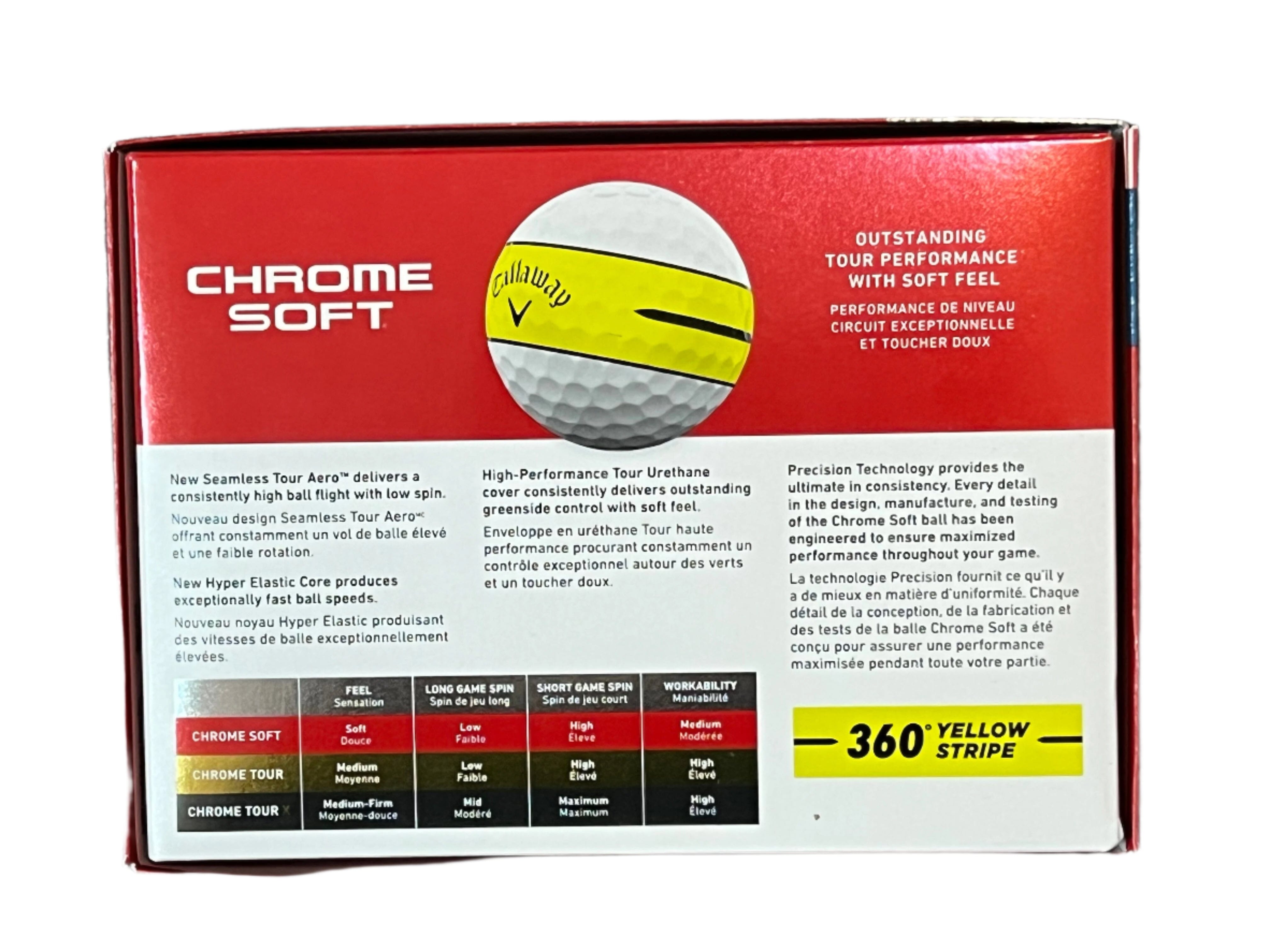 Callaway Chrome Soft 24 360° Yellow Stripe – Golf Stuff