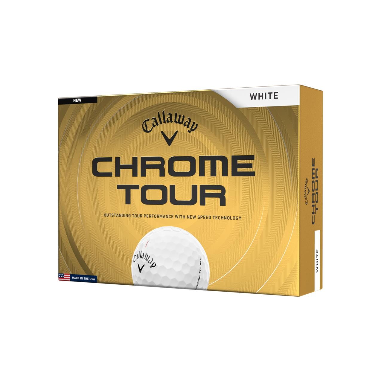 Callaway Chrome Tour Golf Balls 2026 Golf Balls Callaway Box/12 White 