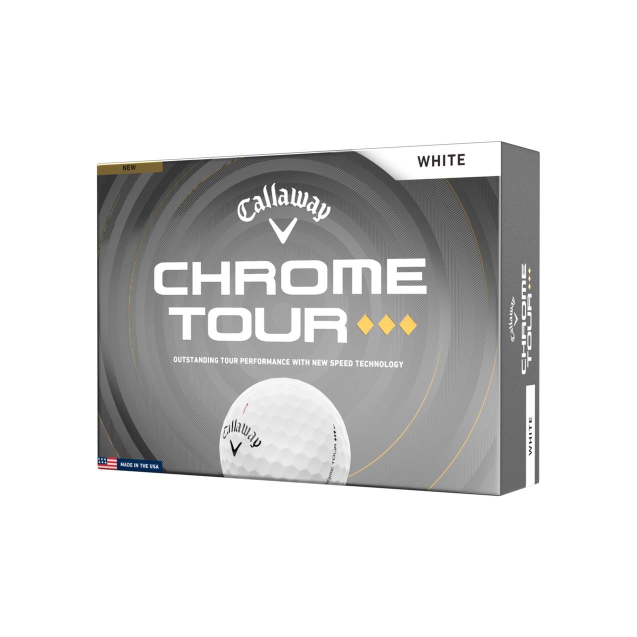 Callaway Chrome Tour Triple Diamond '26 Golf Balls Callaway Box/12 White 