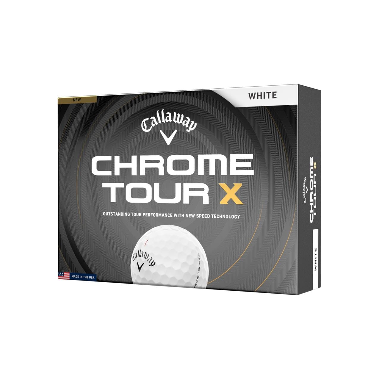 Callaway Chrome Tour X Golf Balls 2026 Golf Balls Callaway Box/12 White 