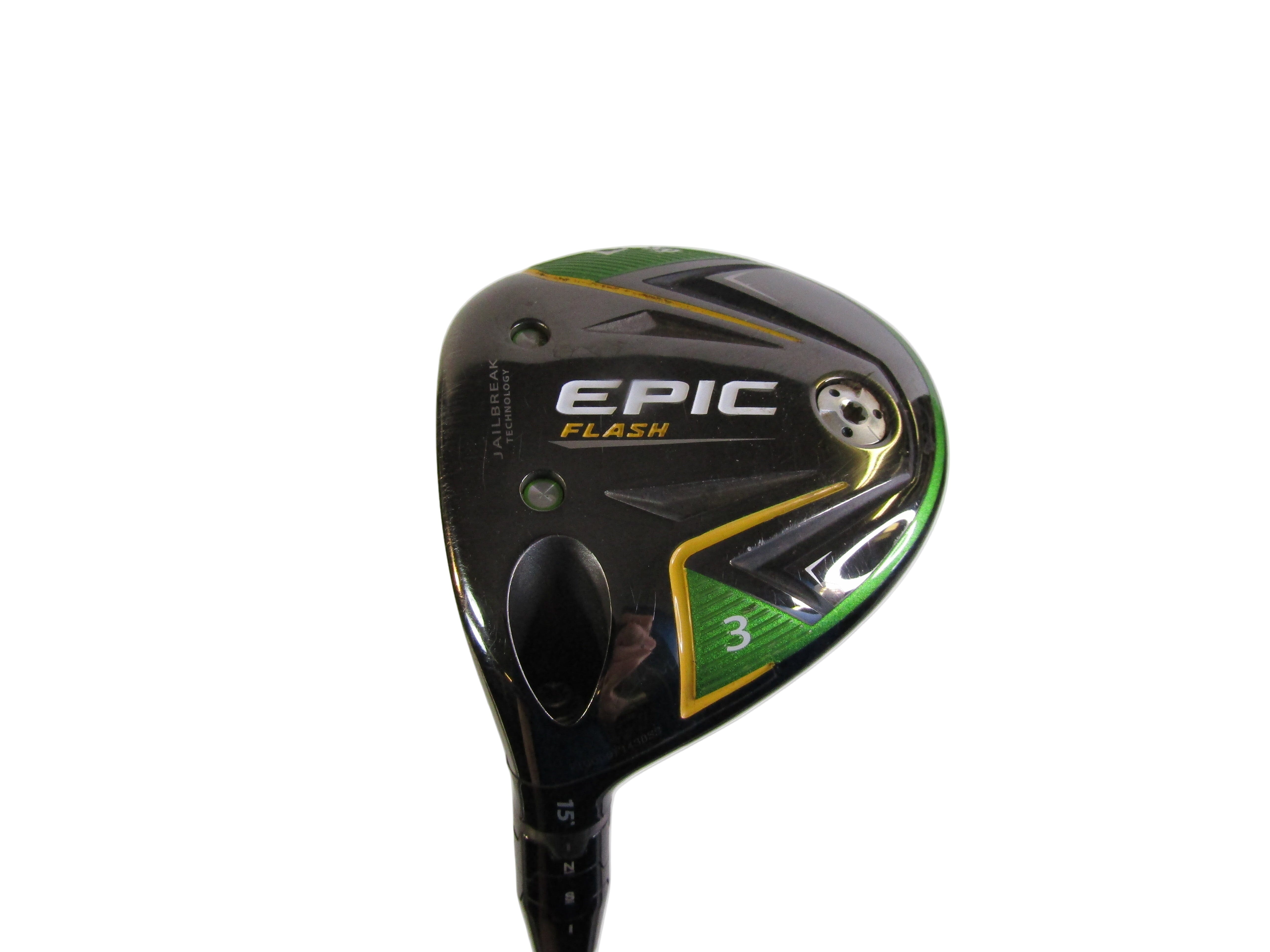 Callaway EPIC Flash #3 15° FW Regular Flex Graphite Men's Left Hc Pre-Owned Fairway Woods Callaway 