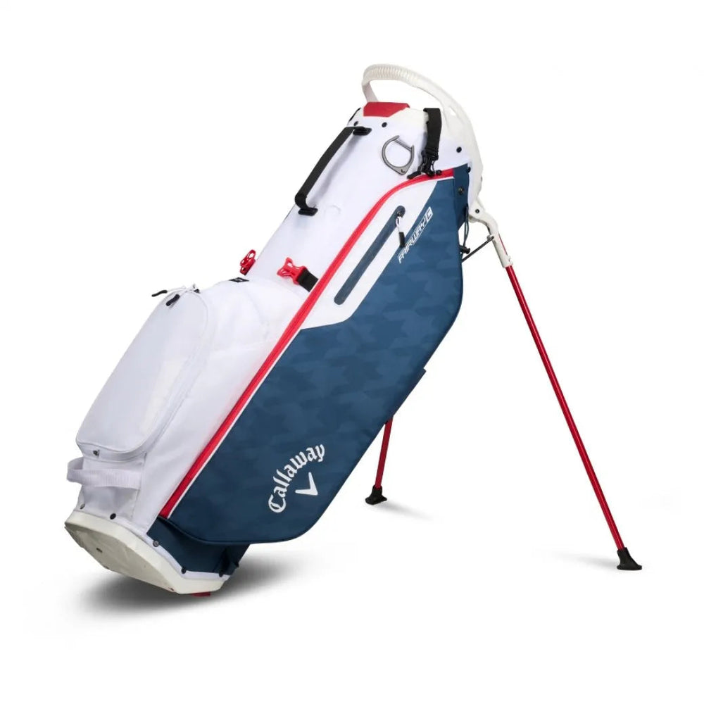 Callaway Fairway C Stand Bag 24 Golf Bags Golf Stuff - Low Prices - Fast Shipping - Custom Clubs White/Navy/Red 