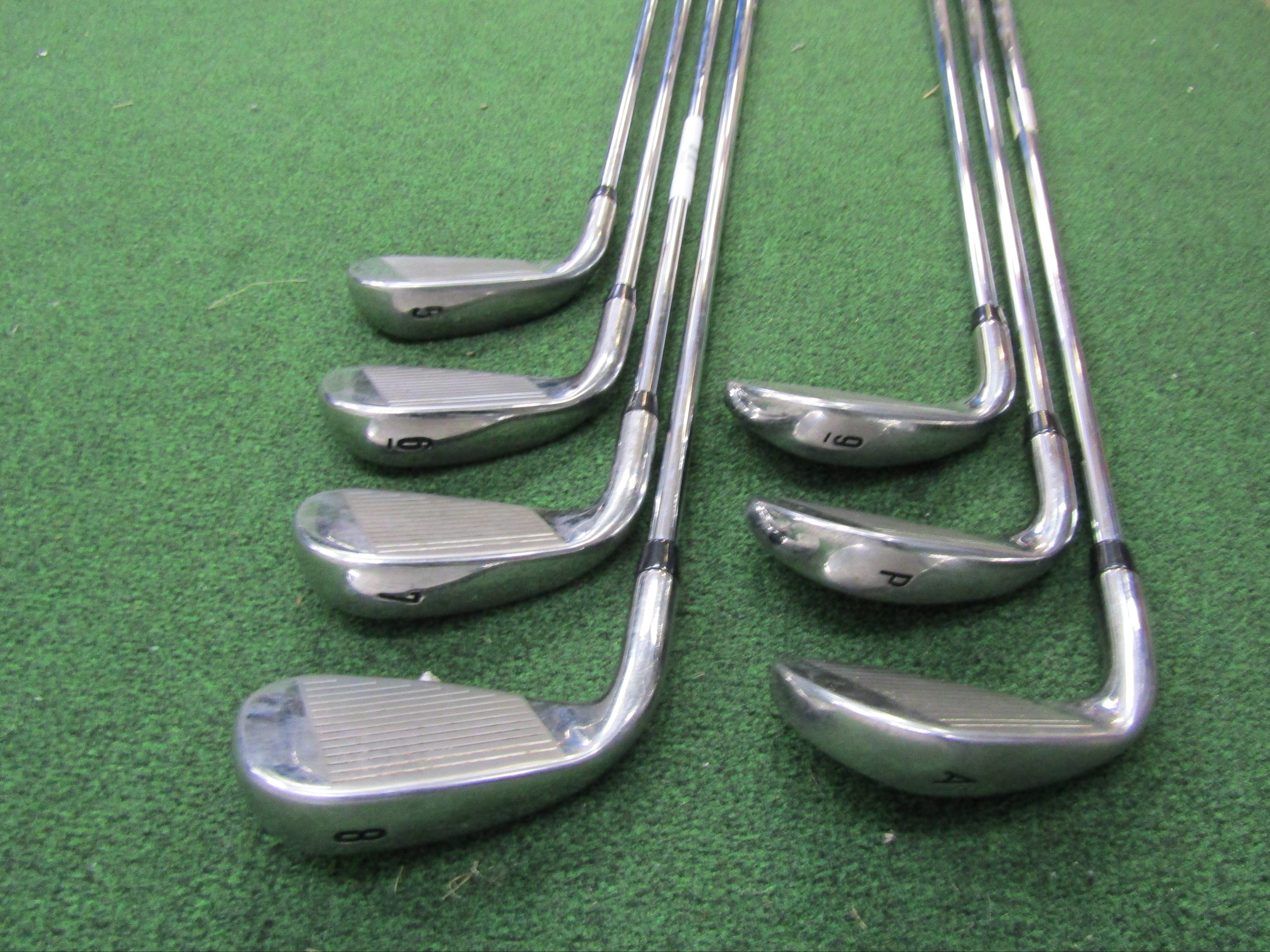 Callaway Rogue Iron Set #5 - PW, AW Stiff Flex Steel Shaft Men's Right Pre-Owned Iron Sets Callaway 