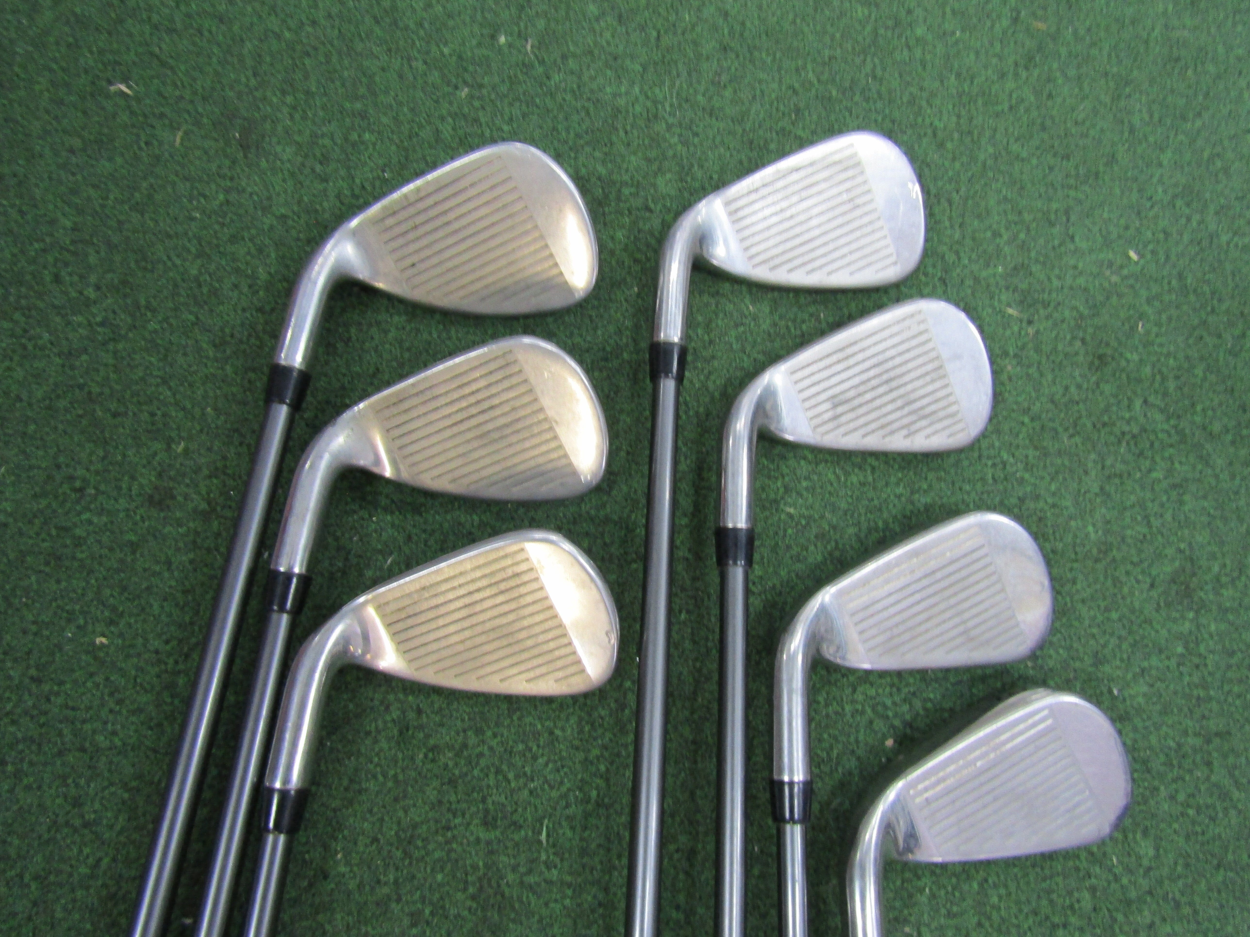 Callaway Rogue X #5-PW, AW 7 pc. Iron Set Senior Flex Graphite Men's Right Pre-Owned Iron Sets Callaway 
