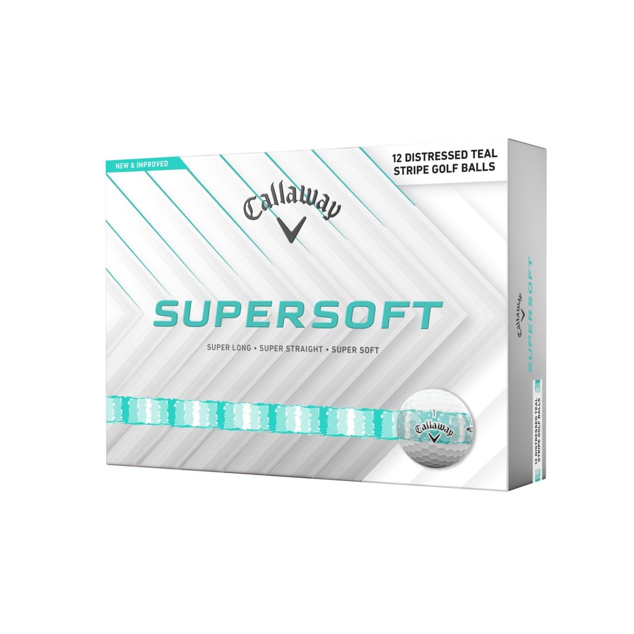 Callaway SuperSoft Golf Balls - Distressed Stripe Golf Balls Callaway Box/12 
