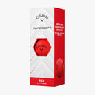 Callaway SuperSoft Matte Golf Balls 2025 Golf Balls Callaway Matte Red Sleeve/3 