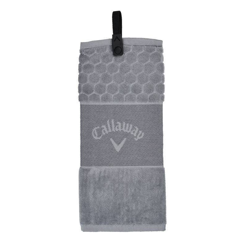 Callaway Trifold Golf Towel Navy Golf Towels Callaway Silver 
