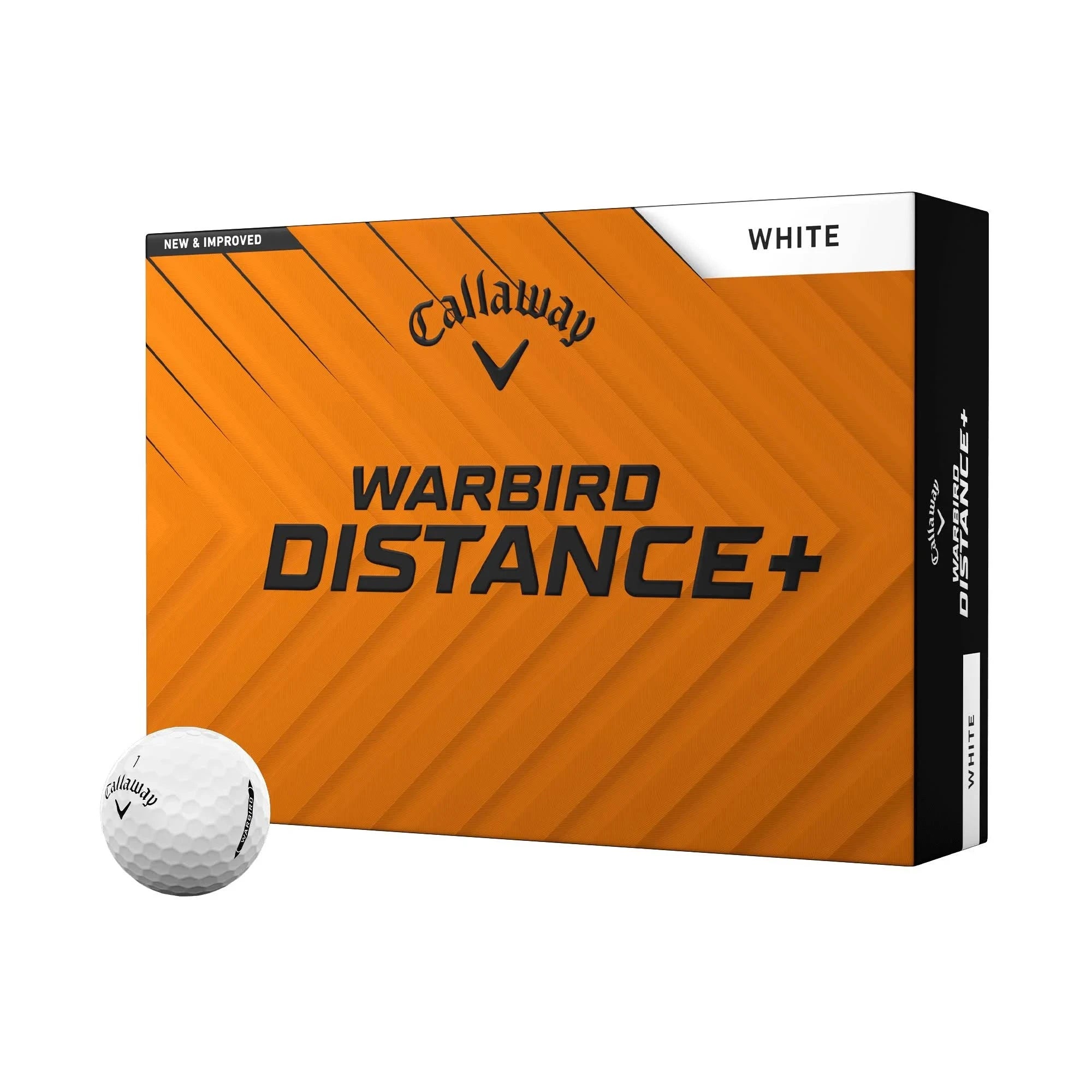 Callaway Warbird Distance+ Golf Balls 2025 Golf Balls Callaway White Box/12 