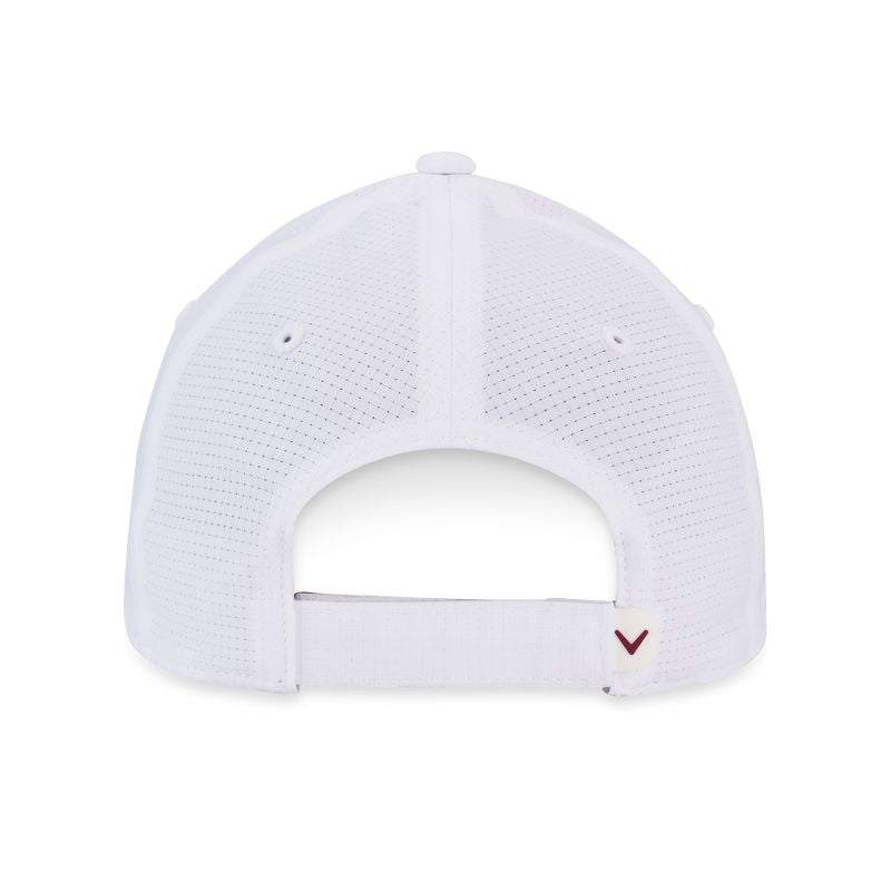 Callaway Womens Stitch Magnet Hat White/Plum Hats Callaway 