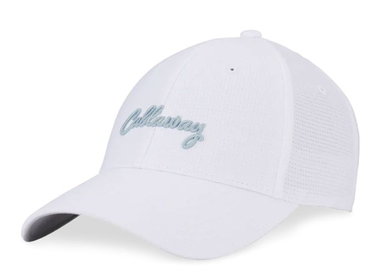 Callaway Womens Stitch Magnet Hat White/Surf Spray '25 Hats Callaway White 