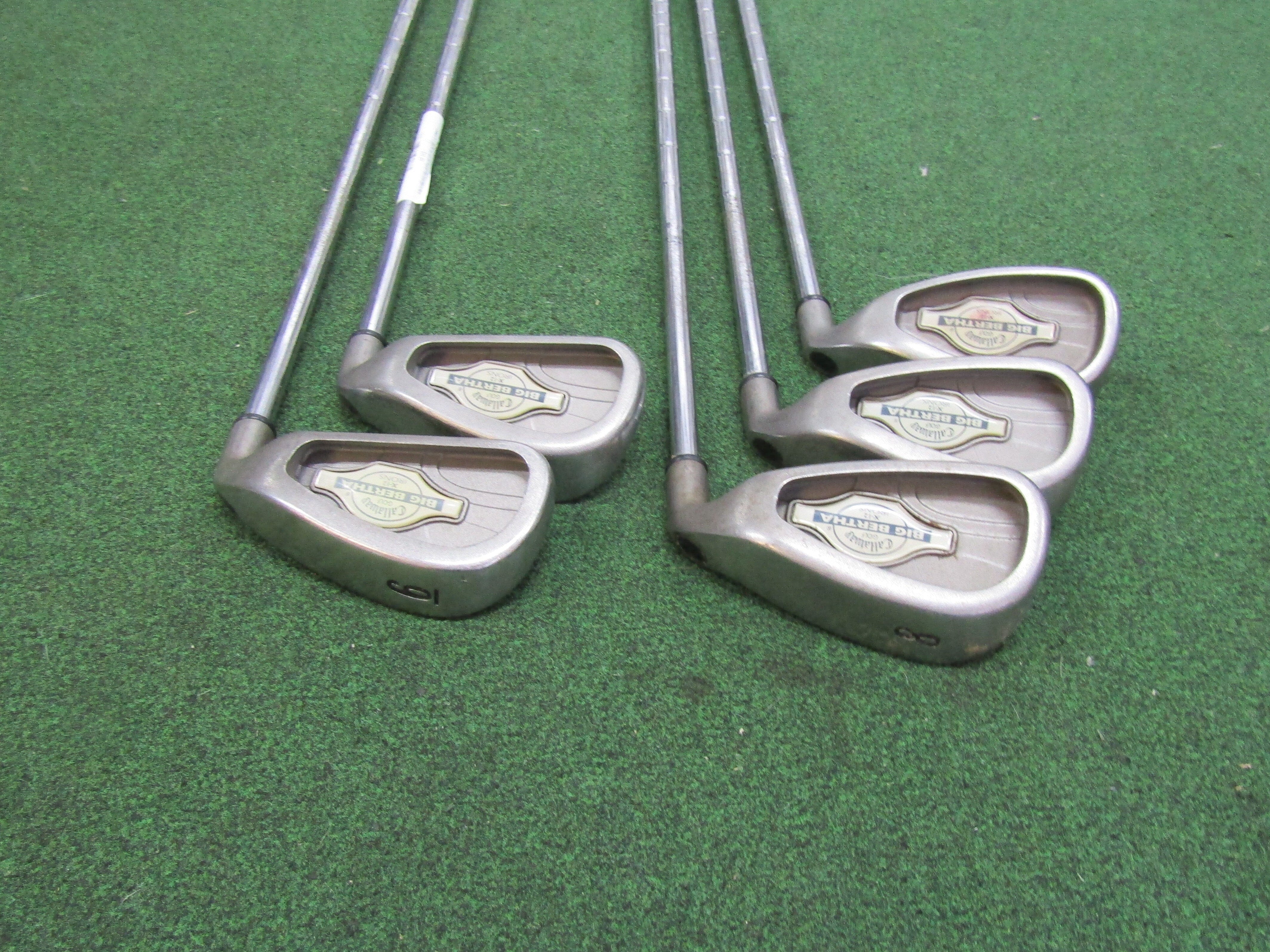 Callaway X-12 #6-PW 5pc Iron Set Regular Flex Steel Men's Right Pre-Owned Iron Sets Callaway 