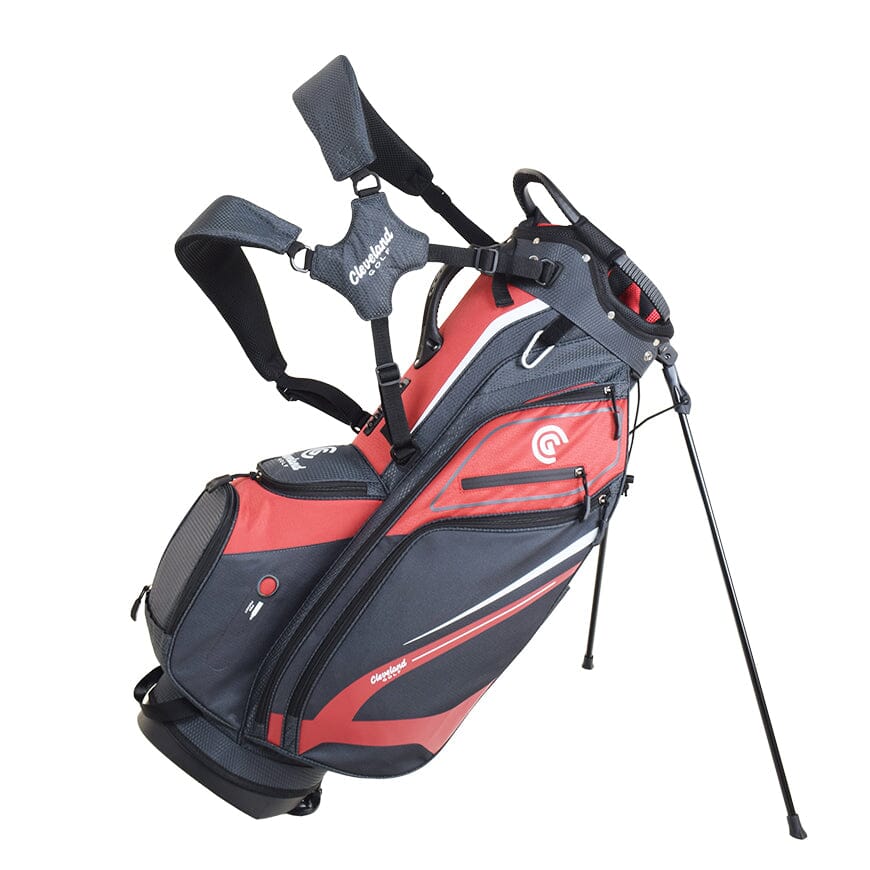 Cleveland 24 CG Lightweight Stand Bag Golf Stuff - Save on New and Pre-Owned Golf Equipment Red/Charcoal 