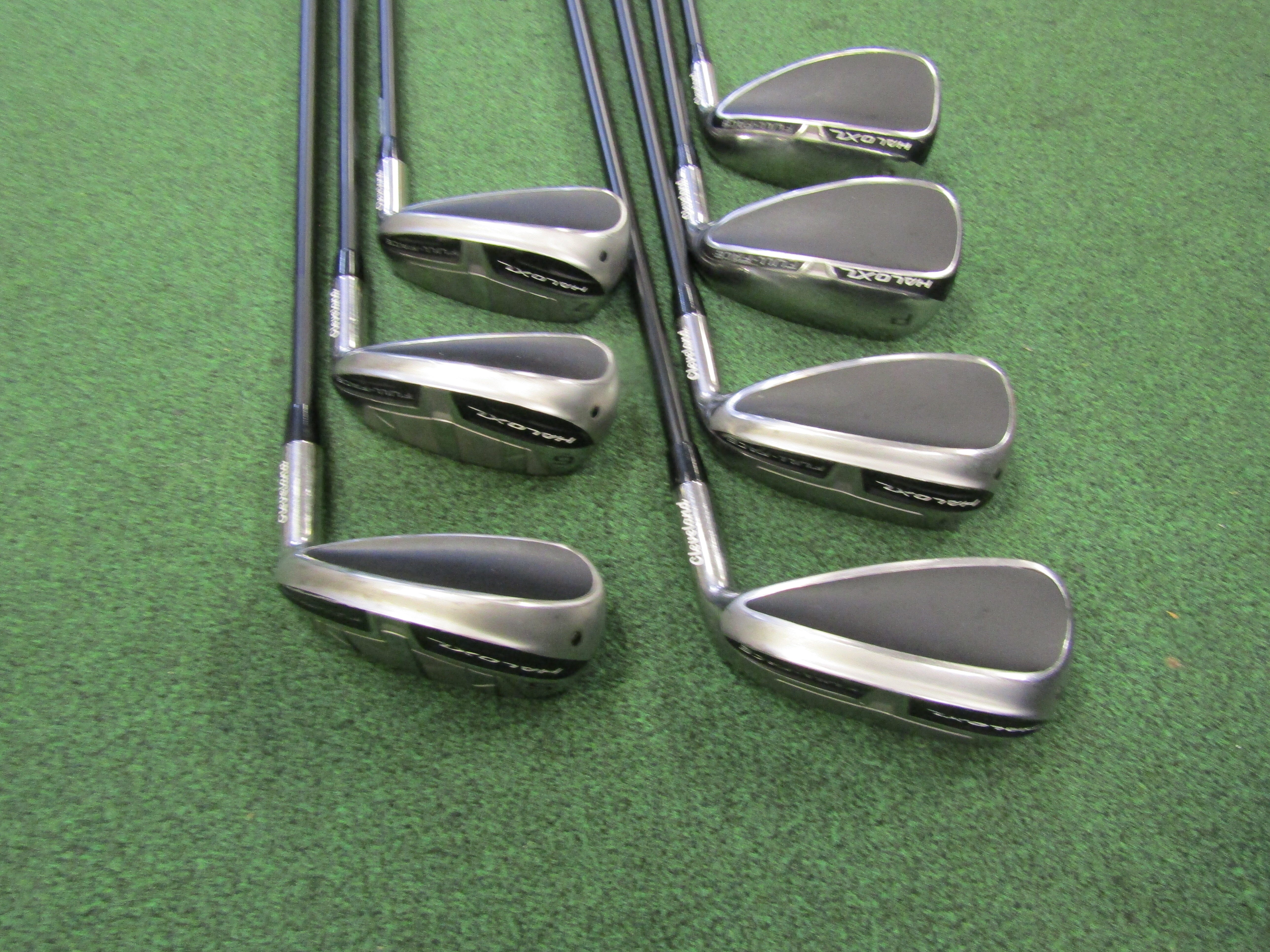 Cleveland Halo XL Full-Face #5-PW, GW 7pc. Iron Set Regular Graphite MRH Pre-Owned Iron Sets Cleveland 