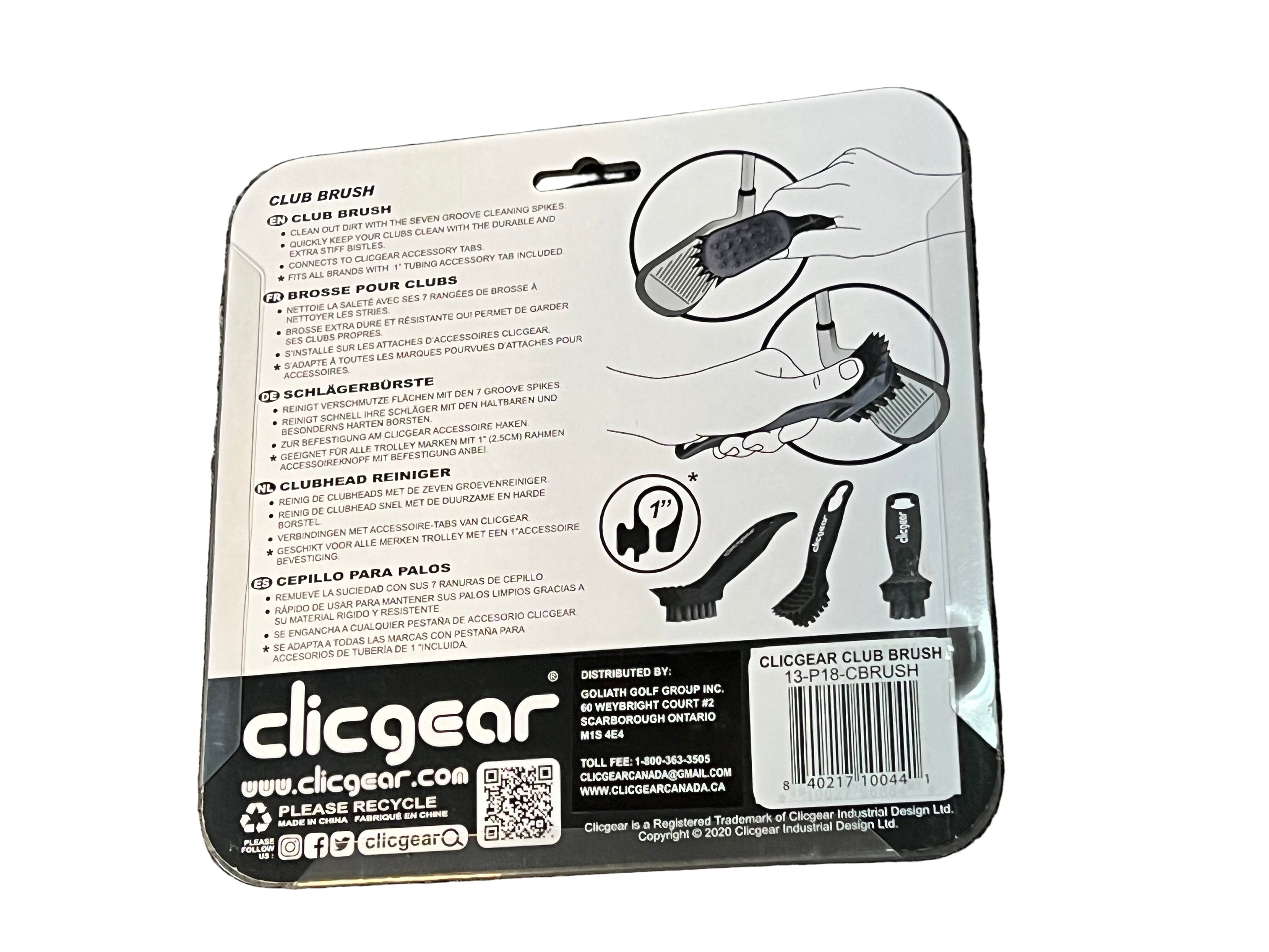 Clicgear Club Brush Cart Accessories & Parts Golf Stuff 