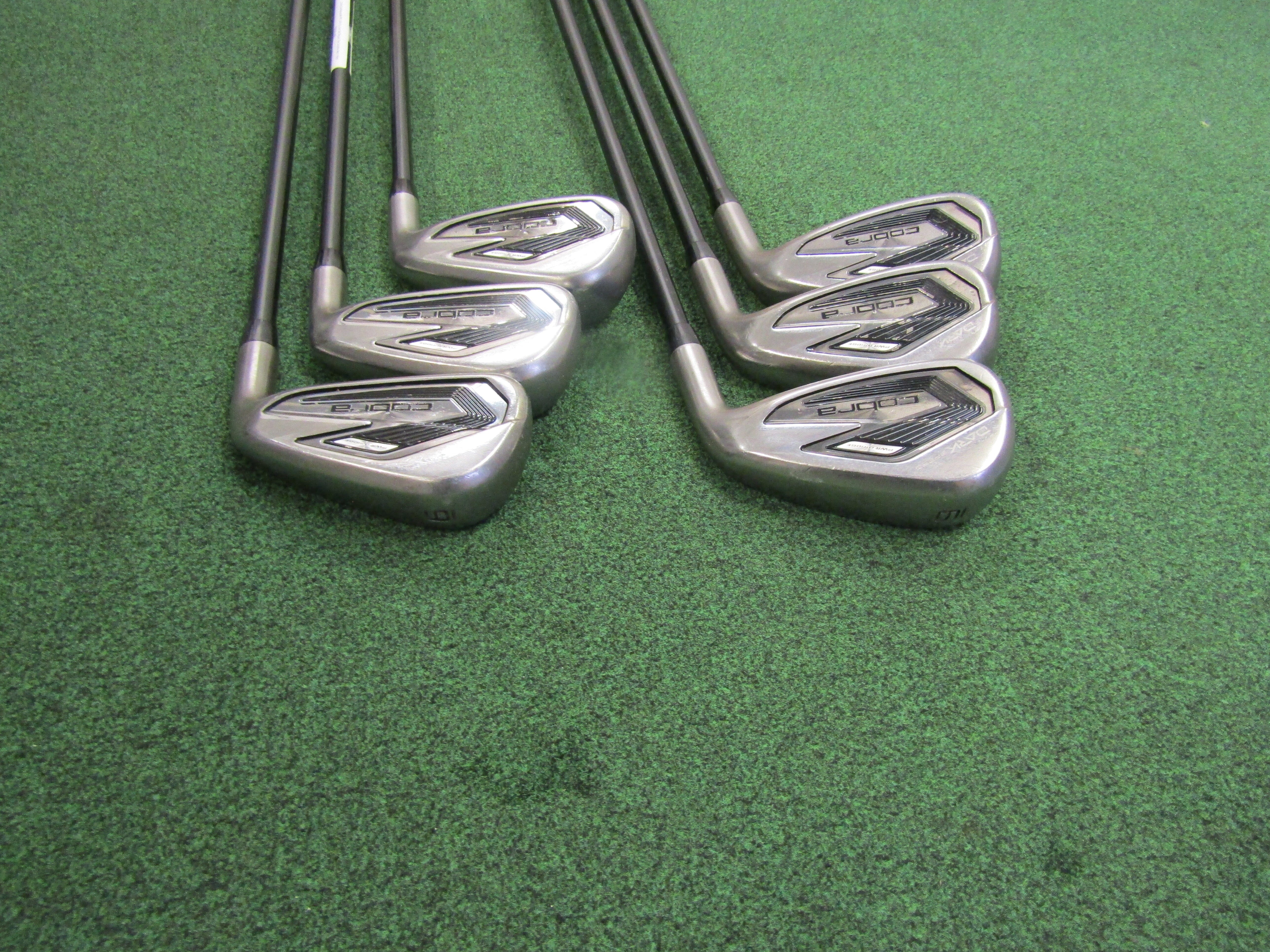 Cobra DarkSpeed #6-PW, GW 6 pc. Iron Set Regular Flex Graphite Men's Right Pre-Owned Iron Sets Cobra 