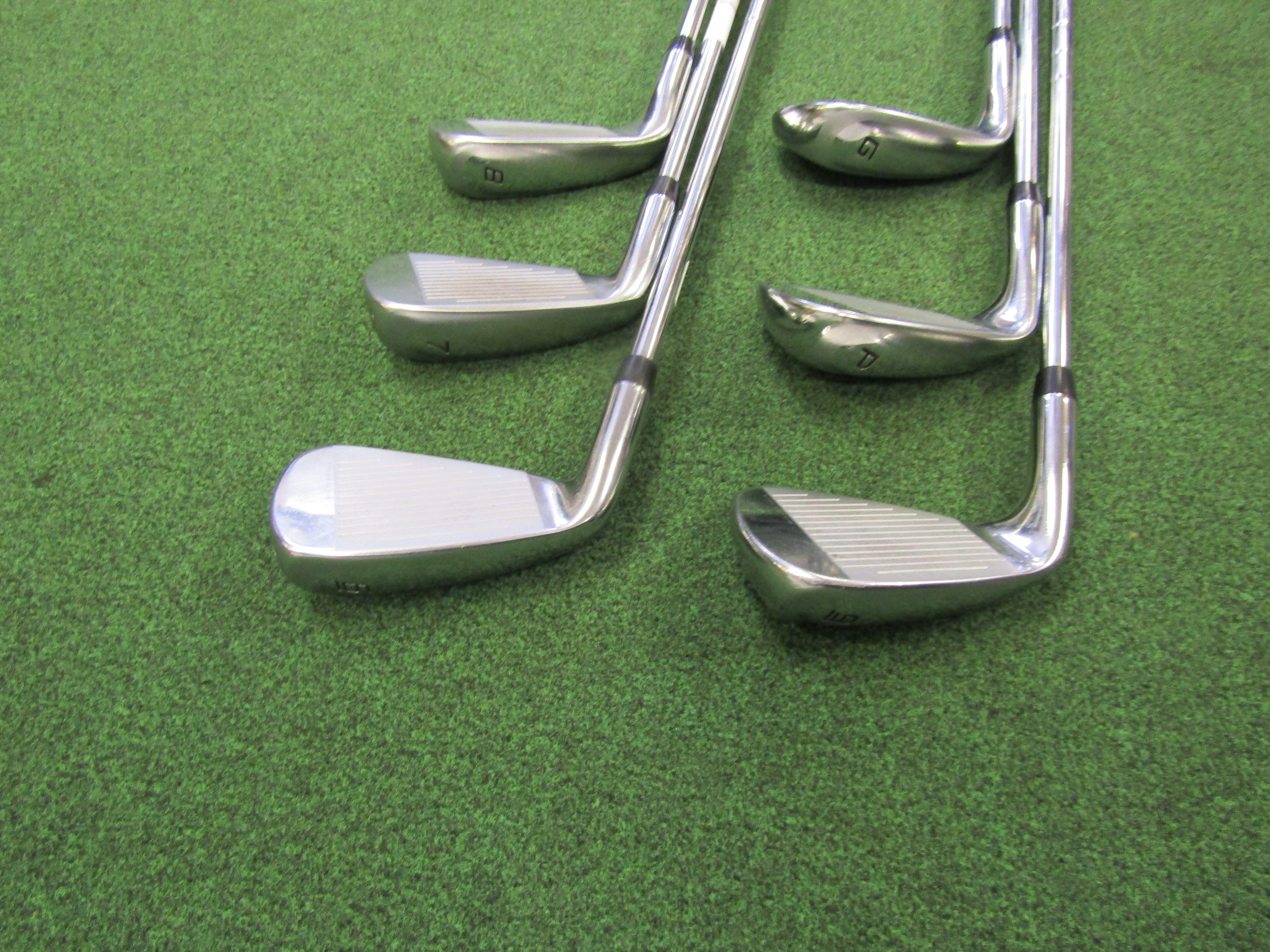 Cobra F9 SpeedBack #6-PW, GW 6 pc. Iron Set Regular Flex Steel Men's Right Pre-Owned Iron Sets Cobra 