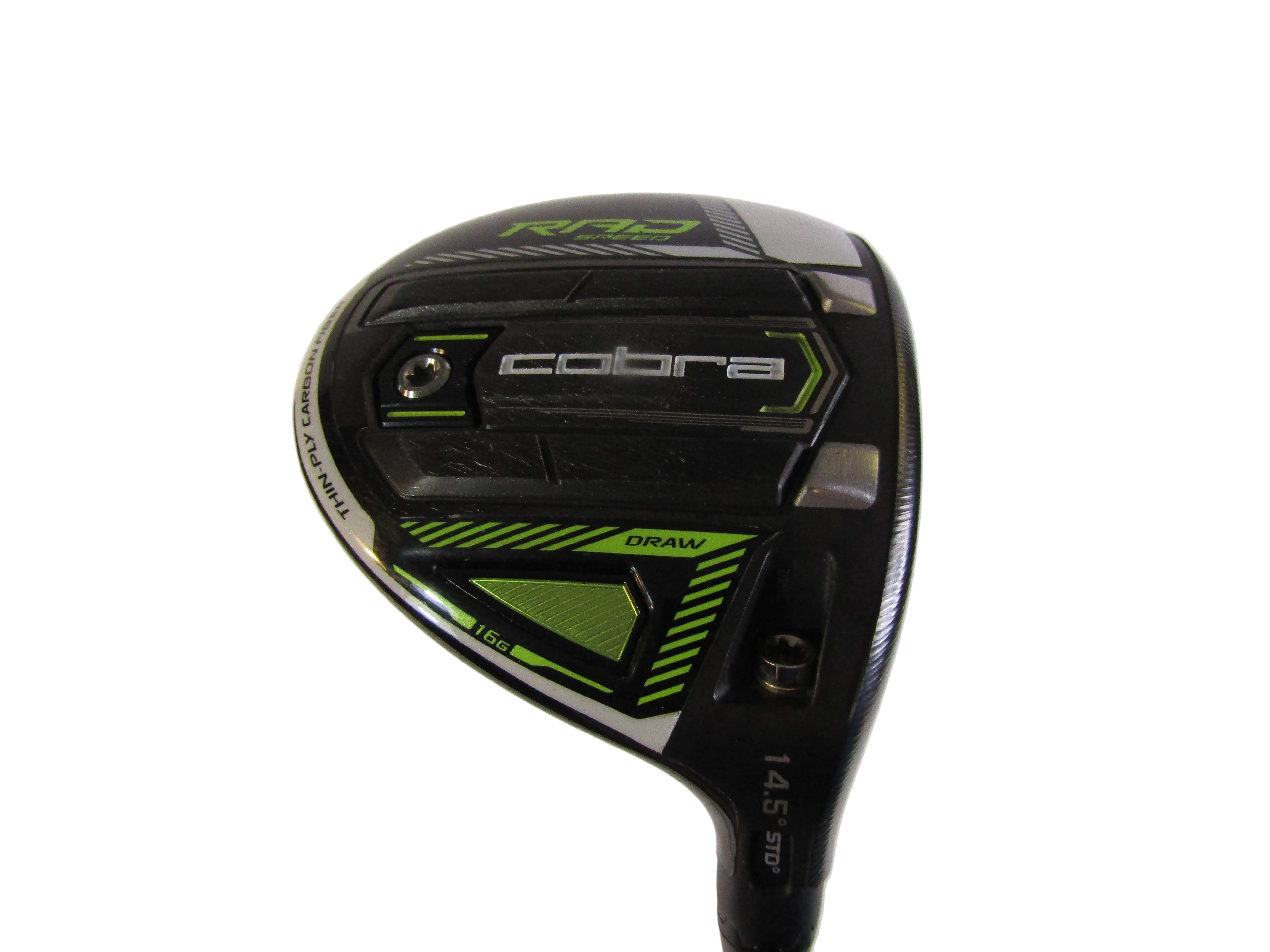 Cobra King Rad Speed #3 14.5° FW Extra Stiff Graphite Men's Right Pre-Owned Fairway Woods Cobra 