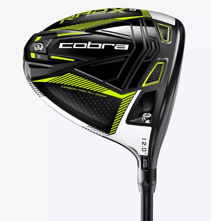 Cobra King RadSpeed XB Junior Driver (8-9yrs) Cobra Right Black/Turbo Yellow 12° Cobra Jr 39+41 Graphite Shaft