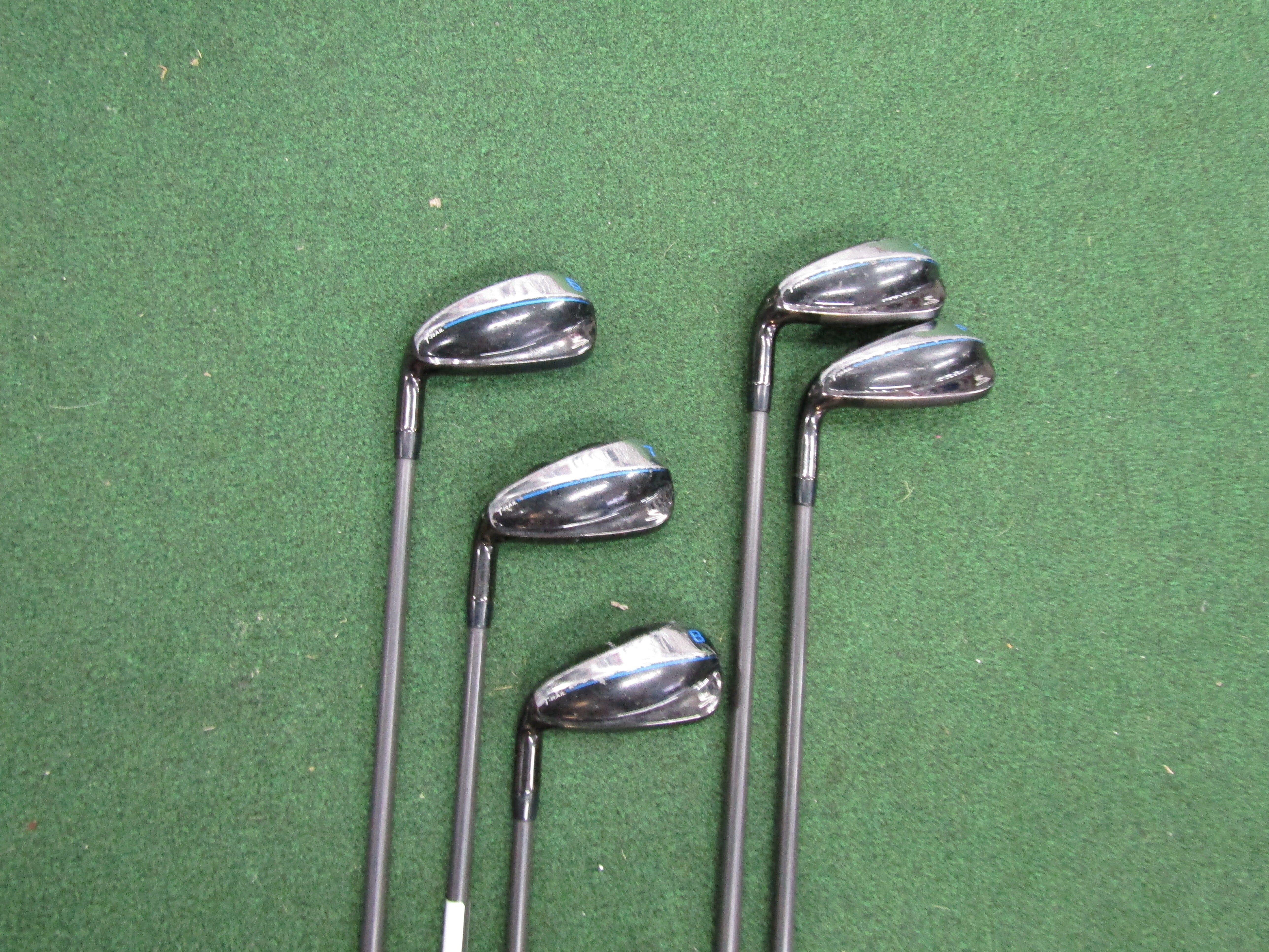 Cobra T-Rail #6 - PW 5 pc. Hybrid-Iron Set Senior Flex Graphite Men's Left Cobra 