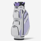 Datrek DG Lite III Cart Bag Stand Bag BagBoy White/Lavender/Checkered 