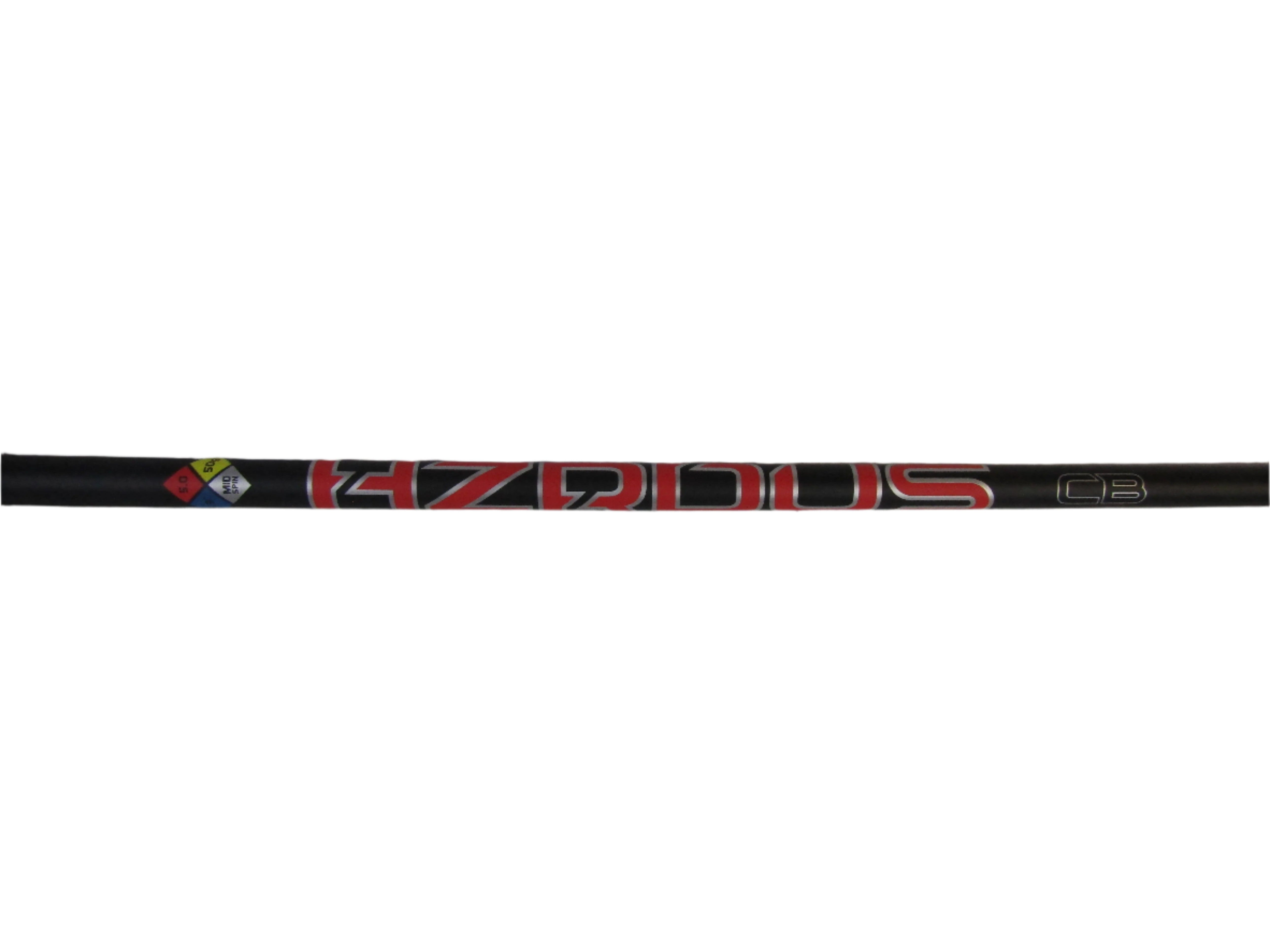 *DEMO* HZRDUS CB Red Gen 4 50g 5.0 Lite Flex Graphite Driver Shaft w/RH LTDx/Speedzone/F9 Adapter Demo Shaft True Temper 