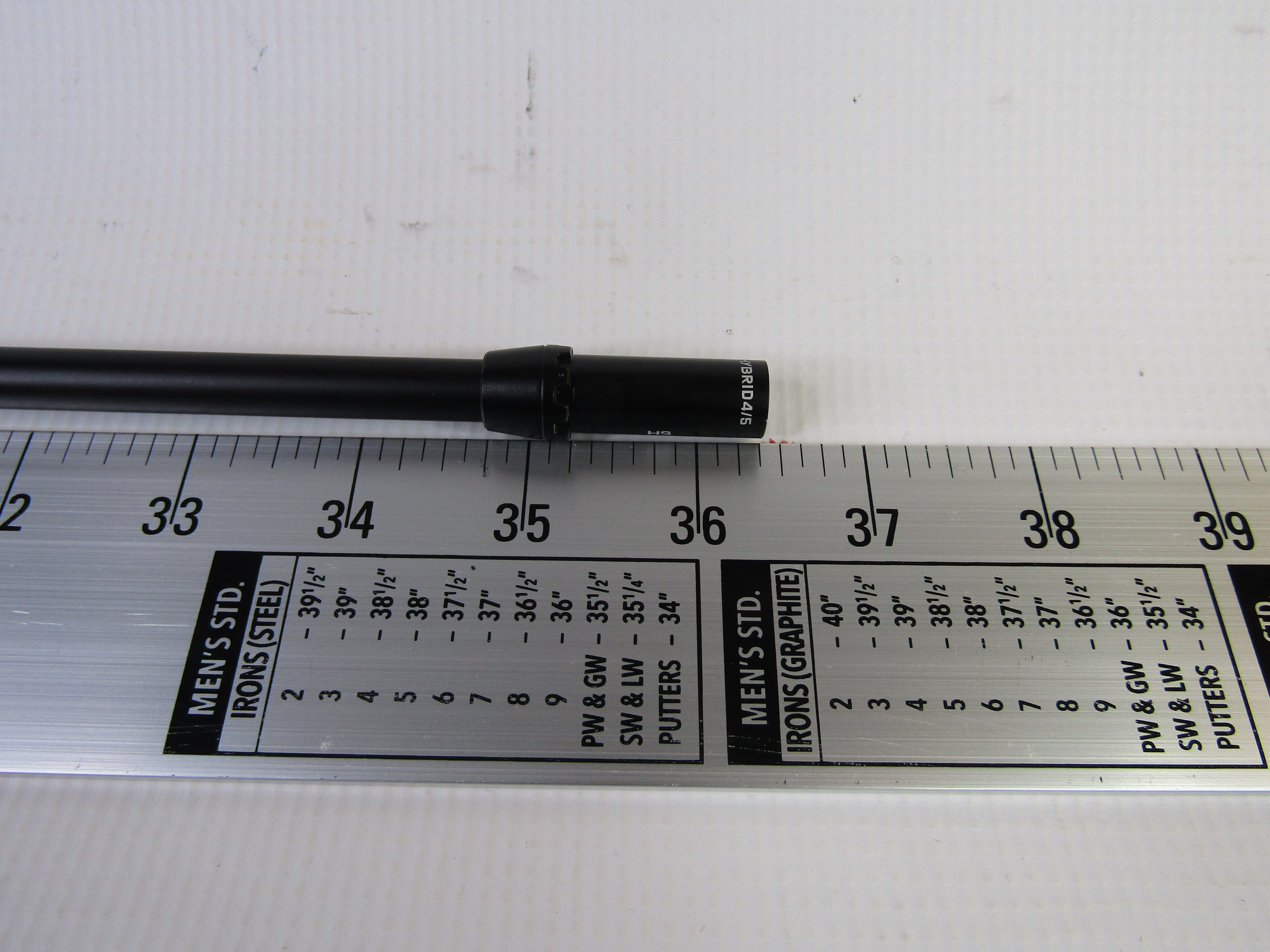 *DEMO* KBS PGI 75 One Length #4 H Reg. Flex Graphite w/ Cobra RH LTDx / Speedzone / F9 / Dark Speed adapter Demo Shaft KBS 