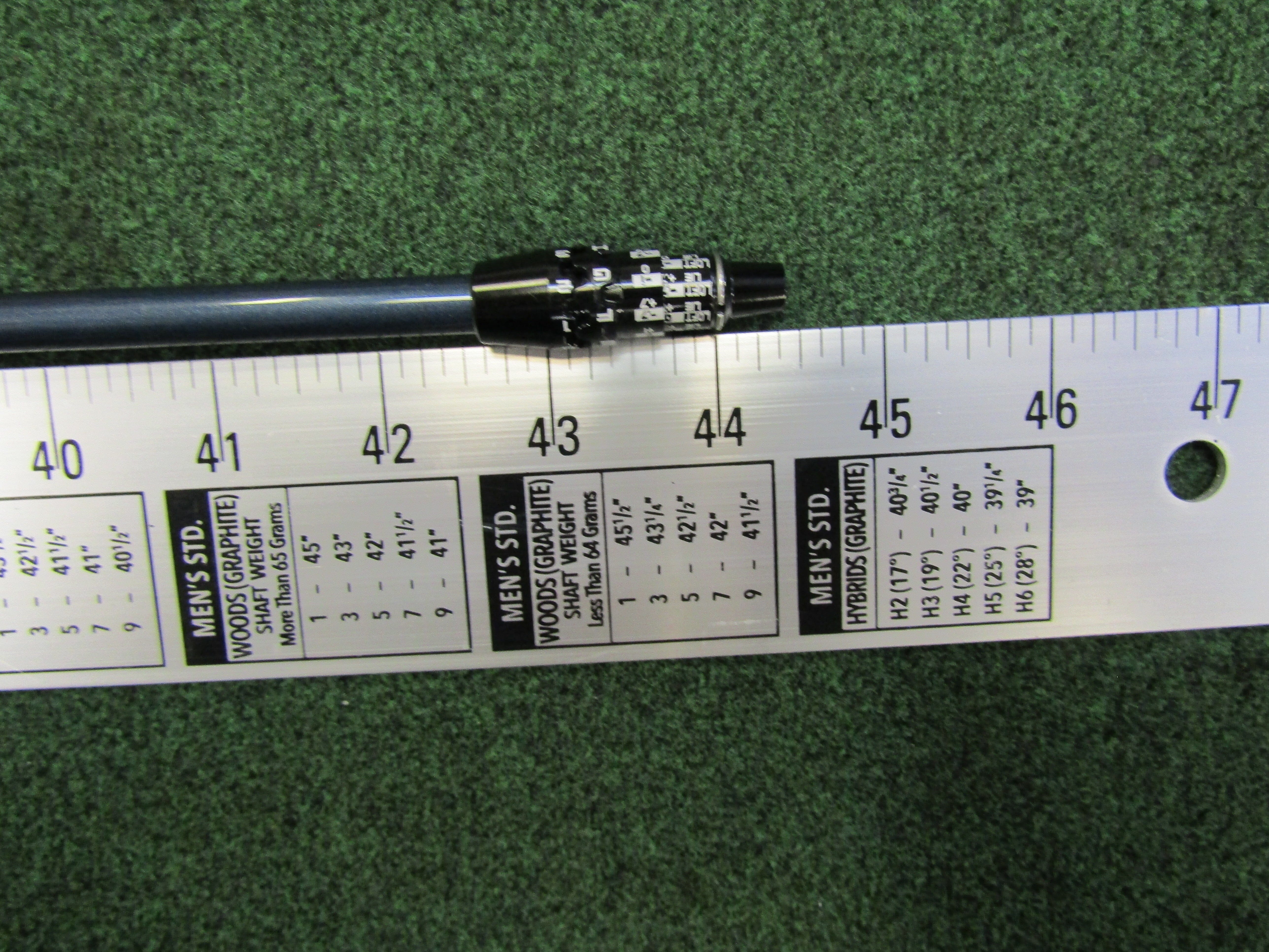 *DEMO* True Temper Denali Blue 60g X-Stiff Graph. Dr. Shaft w/RH DS-ADAPT Adapter Demo Shaft True Temper 