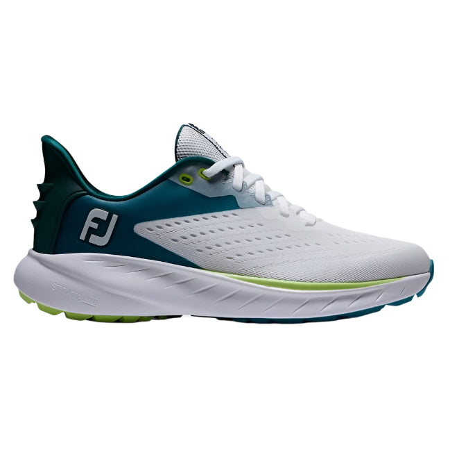 Footjoy Flex XP Women's Spikeless White/Teal 95423C Golf Shoes Golf Stuff - Save on New and Pre-Owned Golf Equipment 6M 