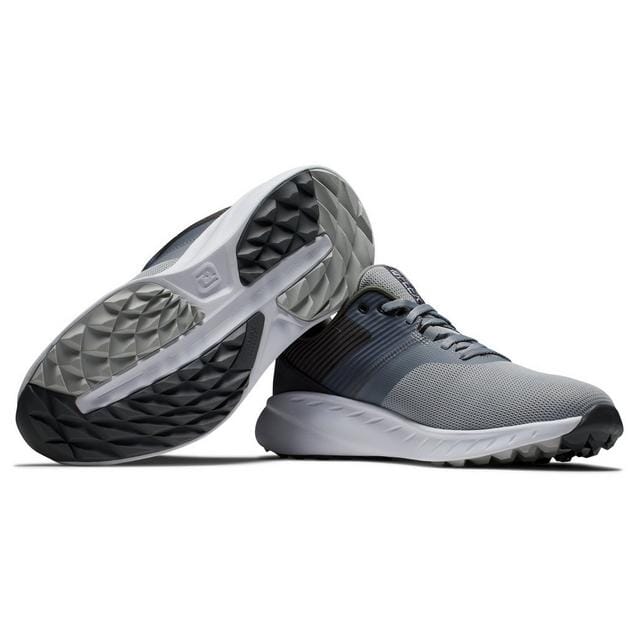 Footjoy Men's Flex Spikeless Golf Shoe - Grey/Chl/Wht Golf Stuff - Save on New and Pre-Owned Golf Equipment 