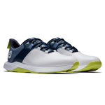 Footjoy Men's ProLite Spikeless Golf Shoe - White/Navy/Lime Golf Stuff - Save on New and Pre-Owned Golf Equipment 