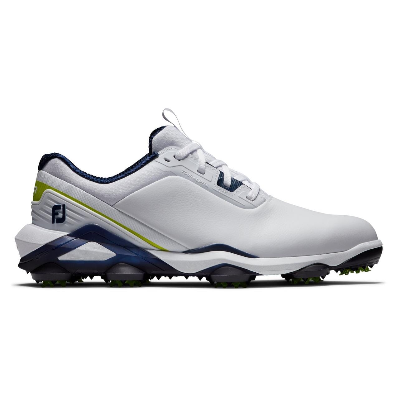 Footjoy Tour Alpha 55536C Whi/Nvy/Lme Mens Shoes Golf Shoes FootJoy 10.5 Medium Men's