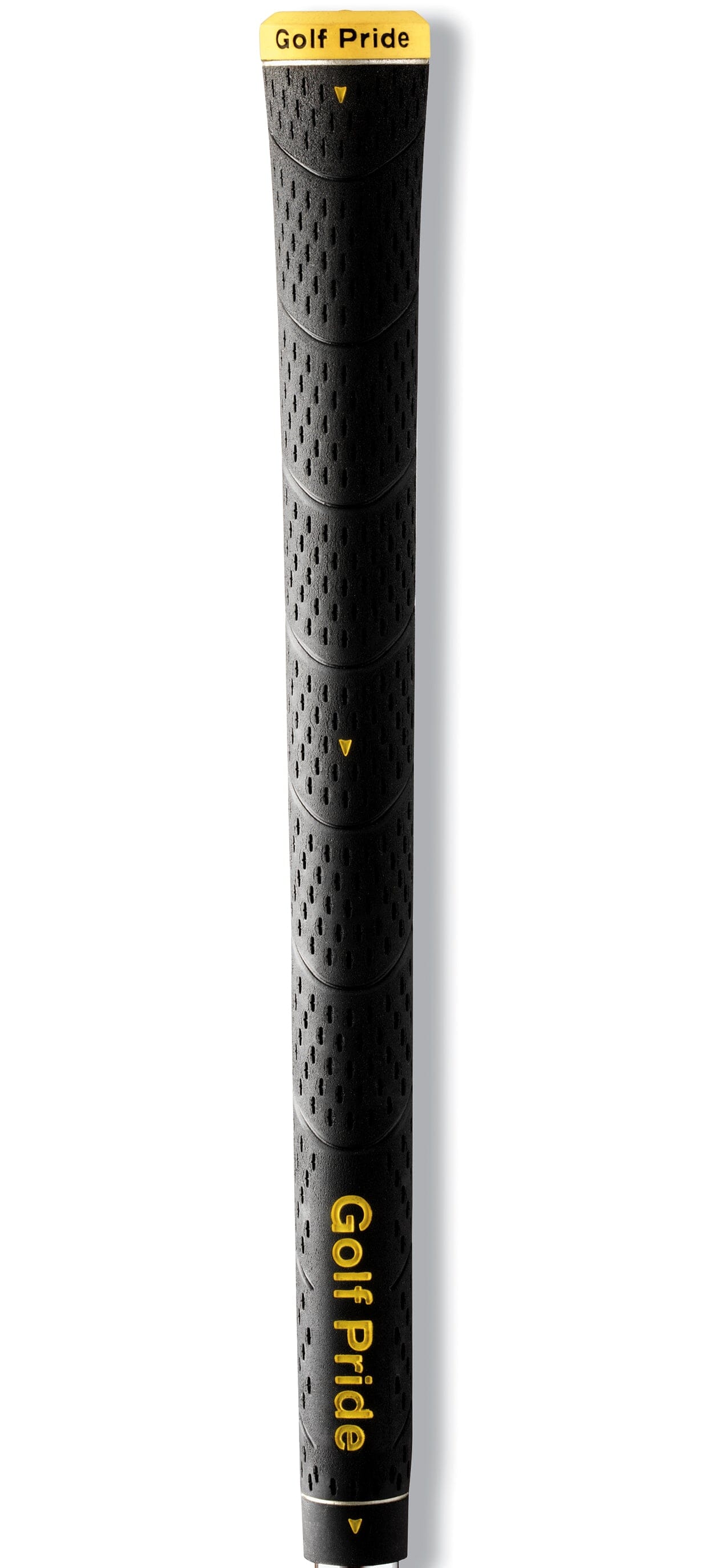 Golf Pride Dual Durometer Black Yellow cap Black logo Golf Grip (Pre-Owned) Pre-Owned Grips Golf Pride Standard Average 