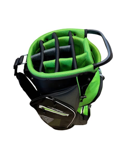Golf Trends Fairway 14.0 Series Cart Bag 2.0 Blk/Grey/Lime Cart Bag Golf Trends 