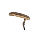 JMX Gold Brass 35.5" Blade putter Steel Men's Right Pre-Owned Putters Golf Stuff 