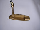 JMX Gold Brass 35.5" Blade putter Steel Men's Right Pre-Owned Putters Golf Stuff 