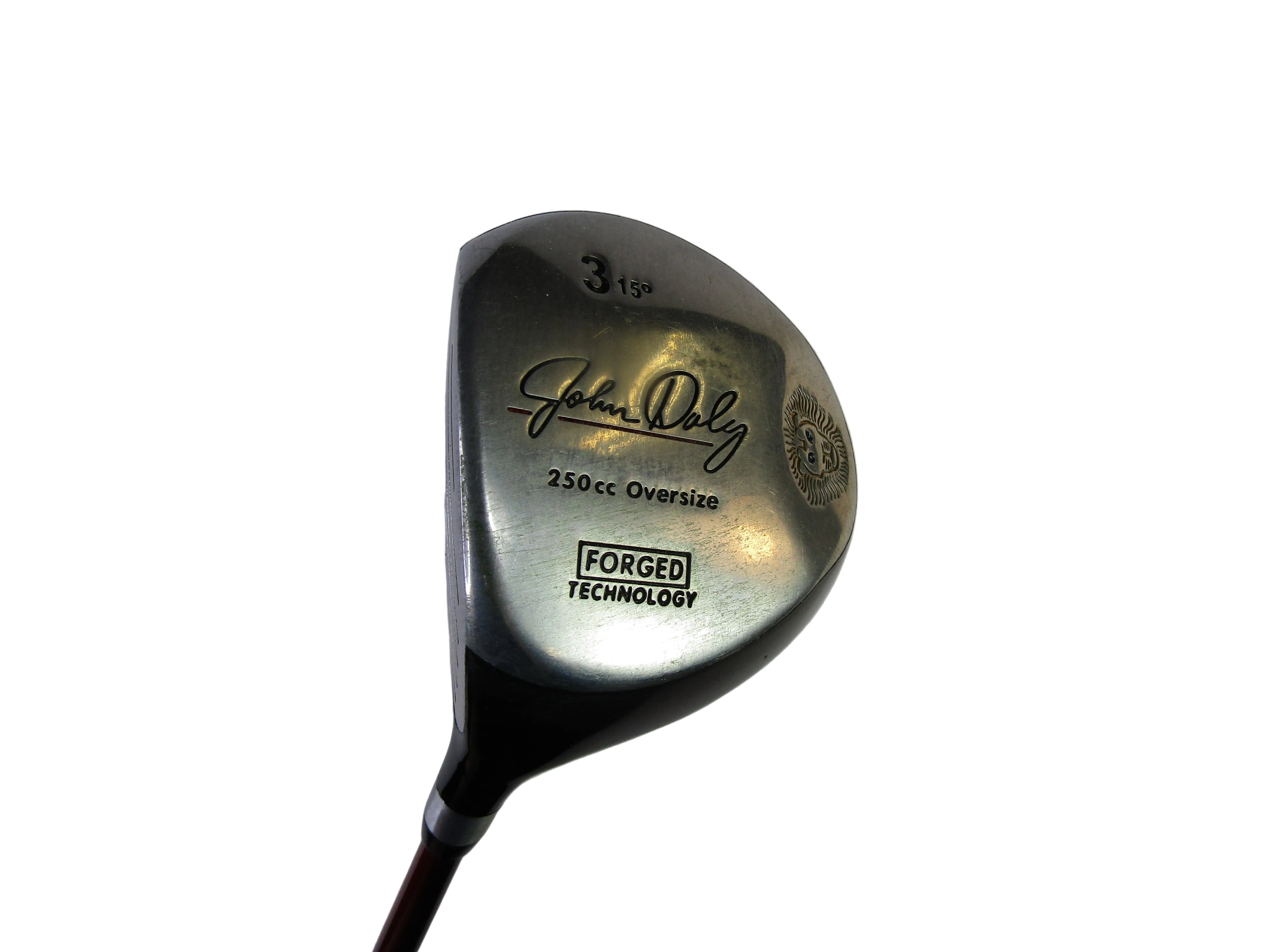 John Daly 250cc Oversize #3 15° FW Mid Firm Flex Graphite Men's Left Pre-Owned Fairway Woods John Daly 