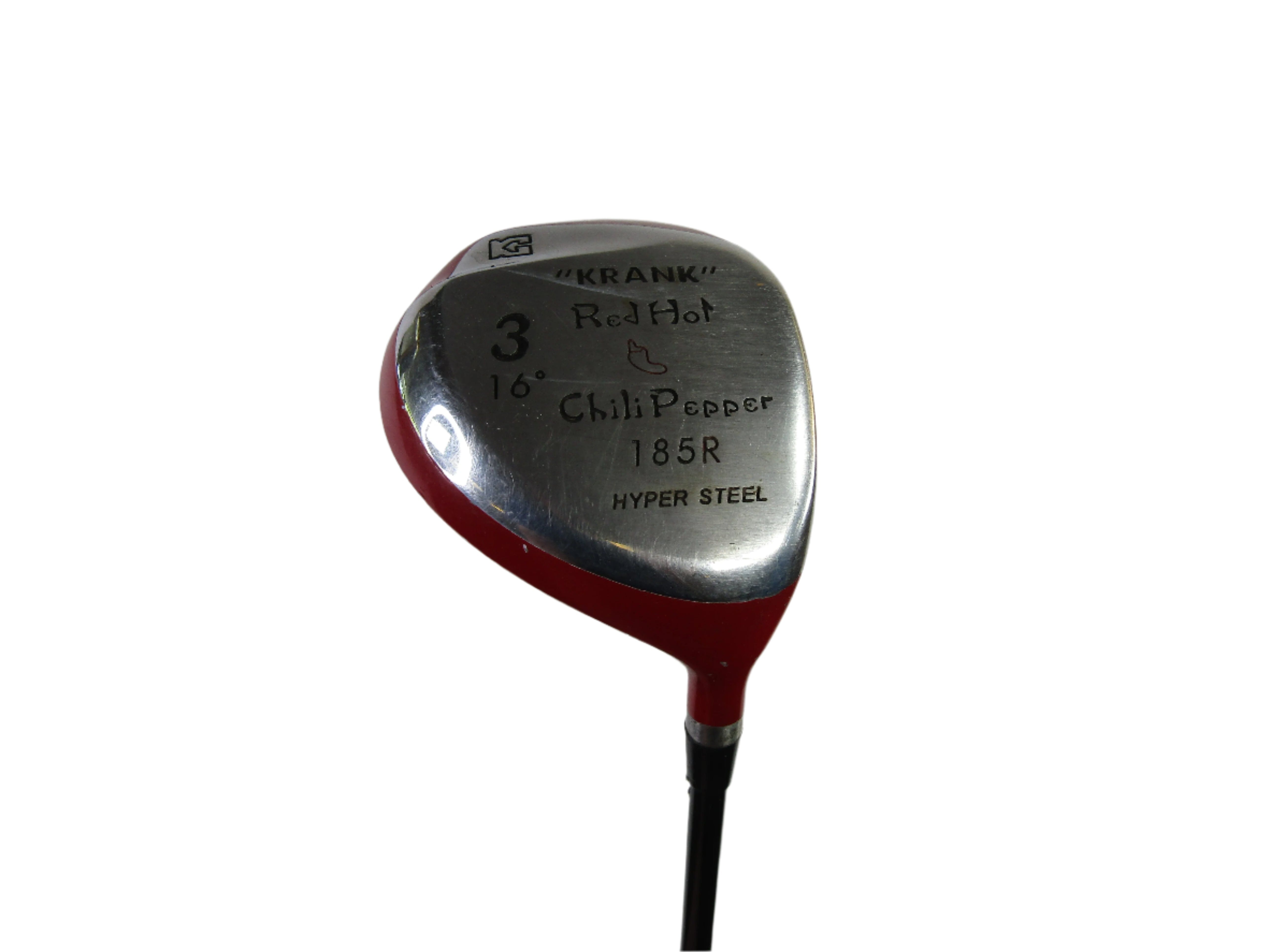 "Krank" Golf Red Hot Chili Pepper #3 16° FW Regular Flex Graphite Men's Right Pre-Owned Fairway Woods Krank Golf 