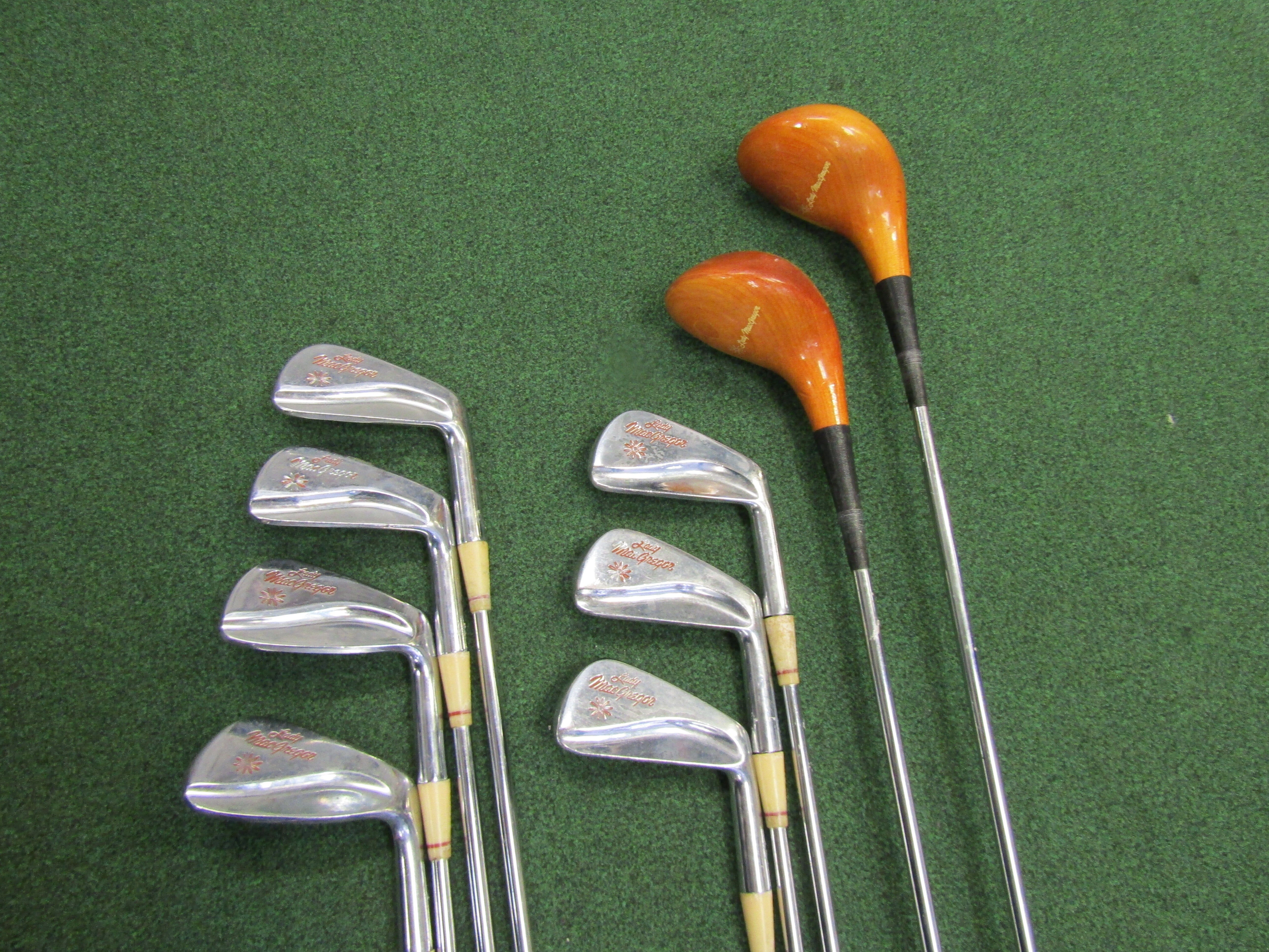Lady MacGregor 9 pc. Golf Set Set Ladies Flex Steel Ladies Right Women's Pre-Owned Complete Sets MacGregor 