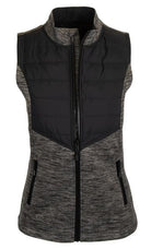 LevelWear Autumn Golf Vest FC01L Heather Pebble/BlackAO6 Women's Polos LevelWear XS Grey 