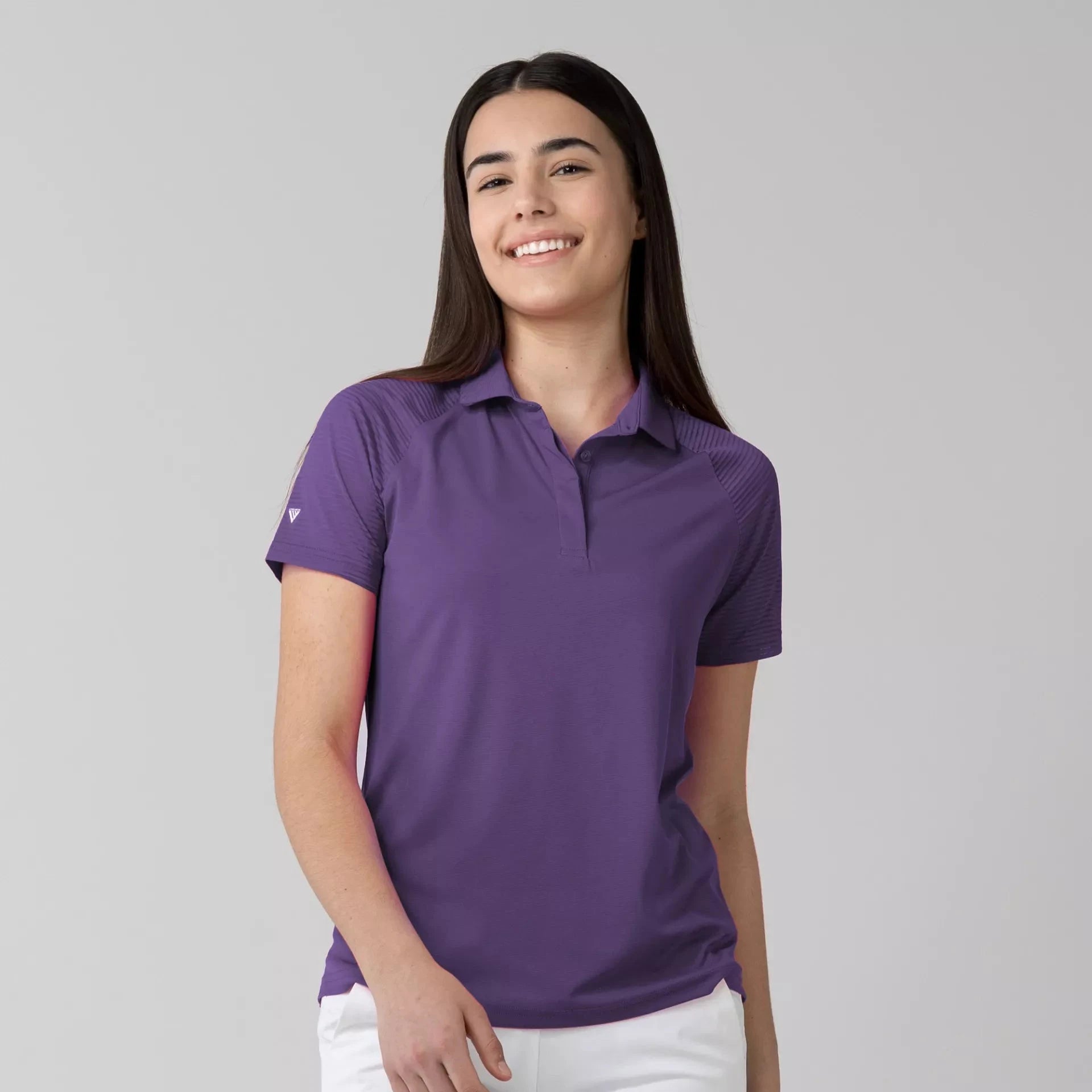 LevelWear Balsam Golf Shirt RY04L Purple Reign Women's Polos LevelWear Small Purple 