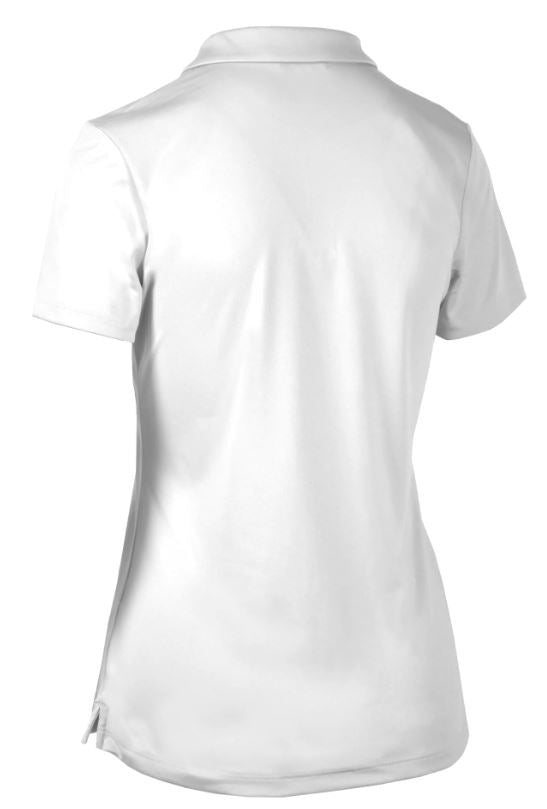LevelWear Chance Golf Shirt PM04L White Women's Polos LevelWear 