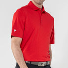 LevelWear Detect Golf Shirt PM5AL Flame Red/Black Men's Polos LevelWear 