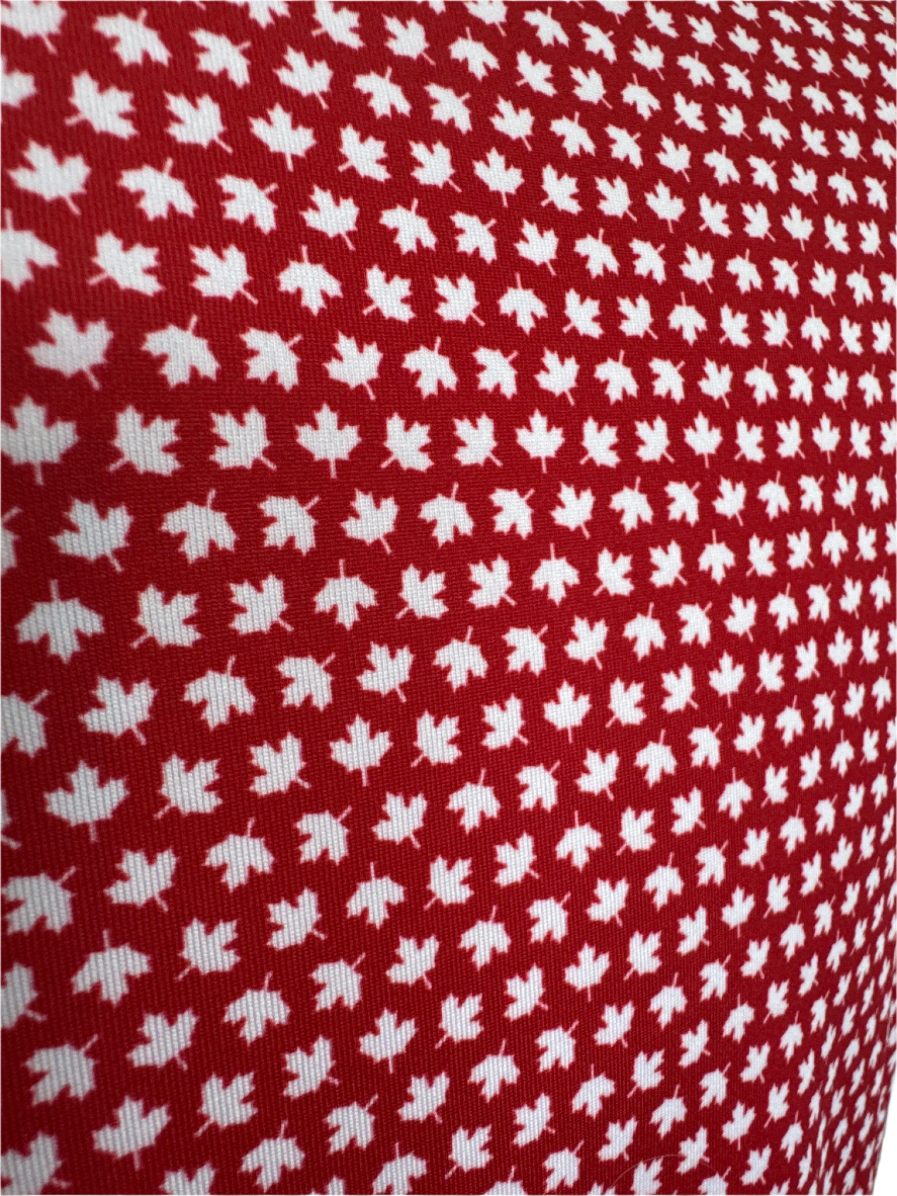 LevelWear Mape Canada Day Golf Shirt YE72L Flame Red Men's Polos LevelWear 