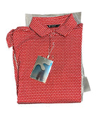 LevelWear Mape Canada Day Golf Shirt YE72L Flame Red Men's Polos LevelWear Small Red 