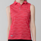 LevelWear Shore Sleeveless Golf Shirt BL21L Raspberry Women's Sleeveless Polos LevelWear 