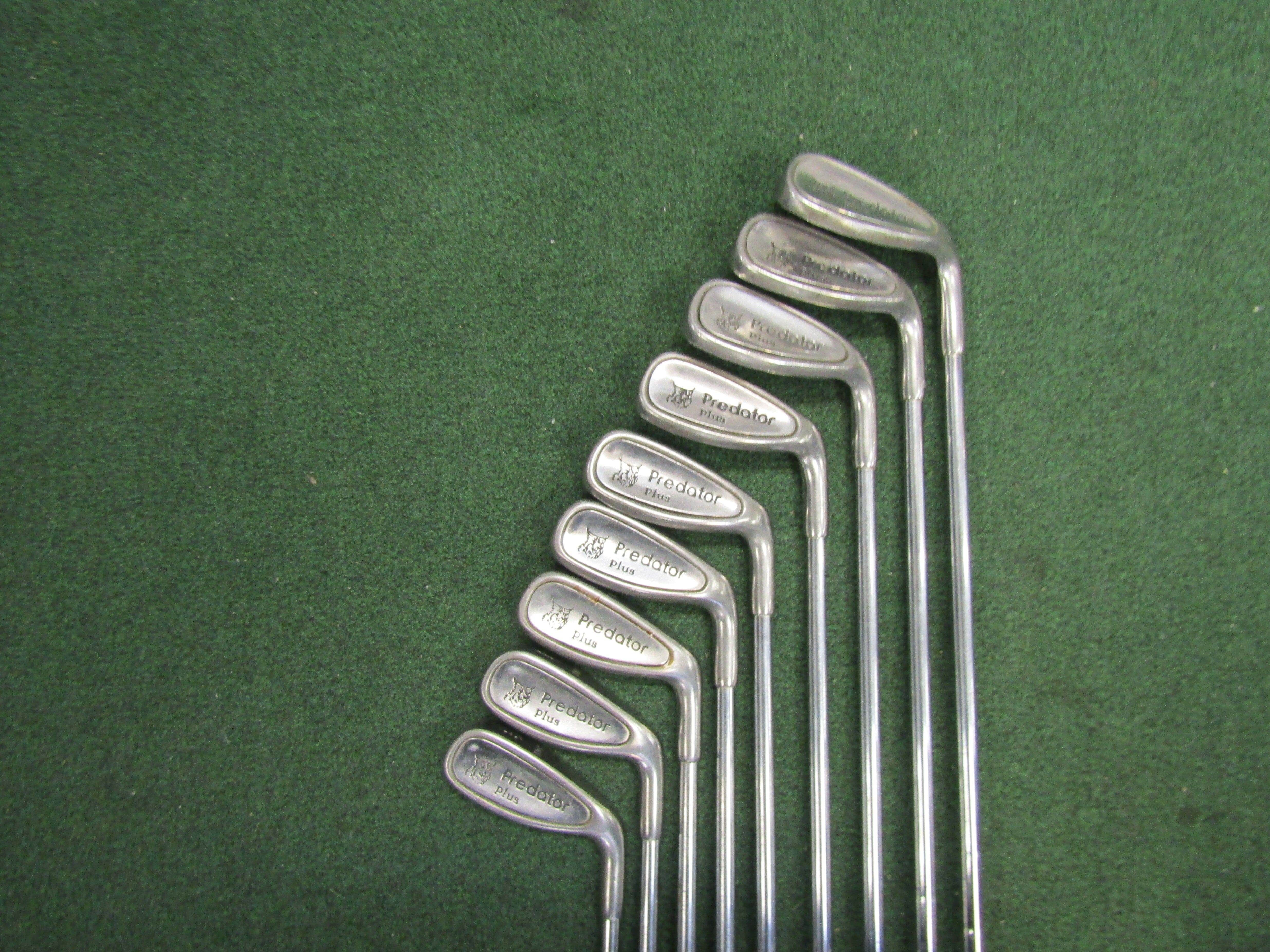 Lynx Predator Plus #3 - PW, SW 9 pc. Iron Set Regular Flex Steel Men's Right Pre-Owned Iron Sets Golf Stuff 