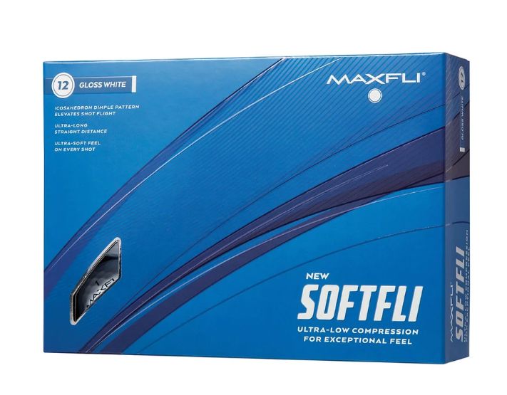 Maxfli Softfli 2023 Golf Balls Golf Balls Maxfli White Box/12 