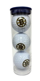 NHL Golf Balls Package of 3 pcs in Plastic Tube with Black Lid Golf Balls NHL Boston Bruins 